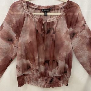 Women’s INC Pink Dye Facade Off the Shoulder Top in size Medium with tags.